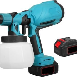 Pistola para pintar eléctrica inalámbrica con doble batería